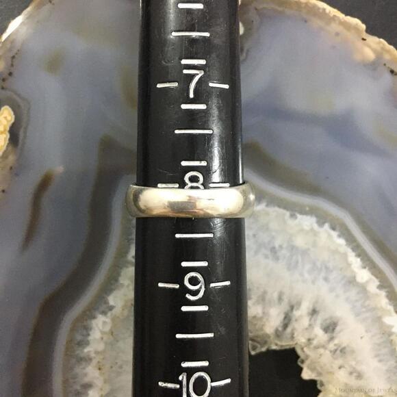 Carolyn Pollack Vintage Sterling Silver Round Rhodonite Decorated Ring For Women - Picture 10 of 10